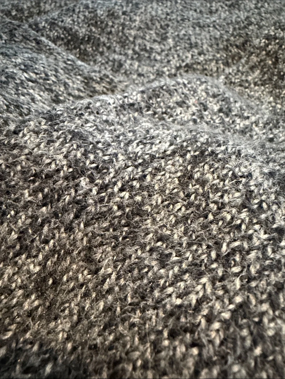 Banana Republic Men's Heather Charcoal Crewneck Sweater